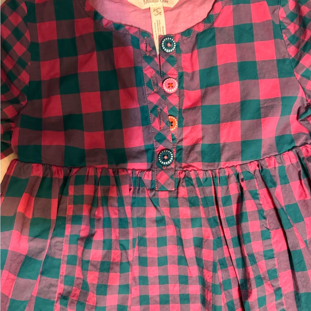 Matilda Jane Vibrant Plaid Button-Up